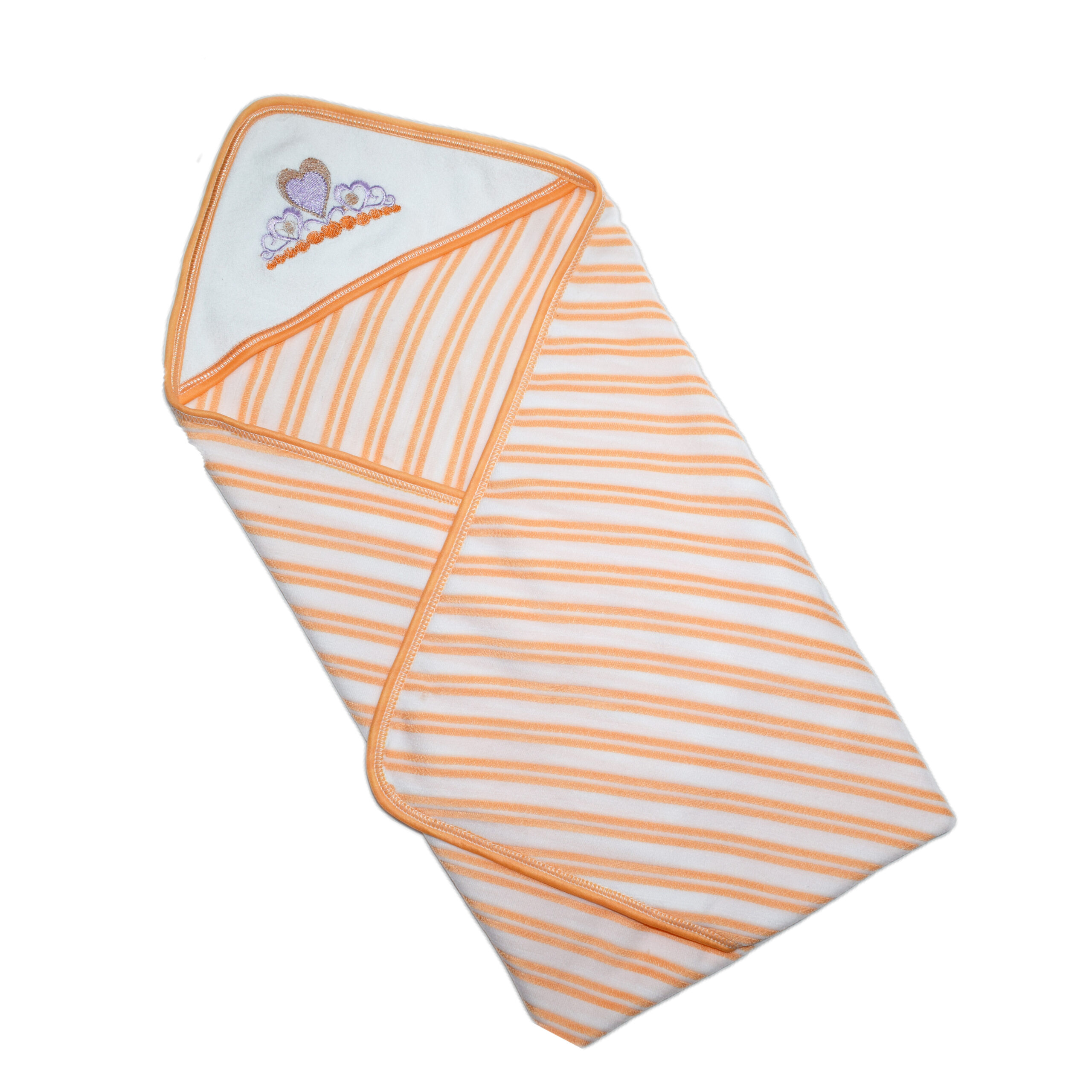 NBA121 Hooded Bath Towel Orange - Image 1