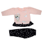 Embroided Doll Top With Trouser